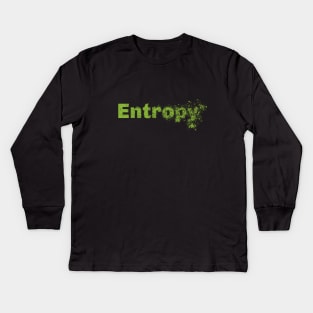 Green Entropy Kids Long Sleeve T-Shirt